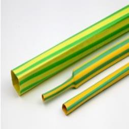 Thin wall heat shrink tube Green/Yellow 2:1