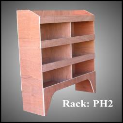 Universal Plywood van shelving unit - PH2