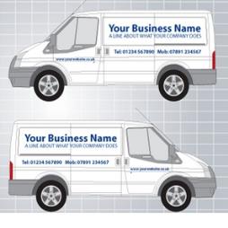 Livery package for a medium  sized van