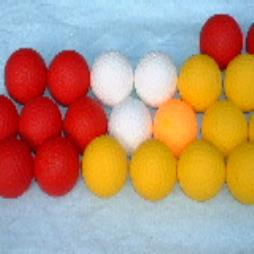 Customised PU mouldings: Cricket Balls