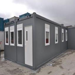 Four Bay Office unit with 10' x 8' 2 bay toilet