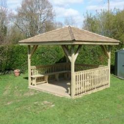 4m Square Timber Shelter
