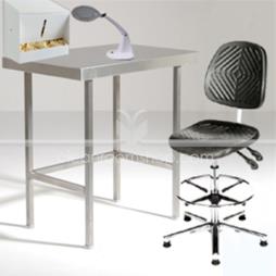 Cleanroom Table, Chair, LED Lamp & Product Dispenser Combi Offer