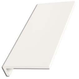 White UPVC Internal Window Sill Cover Square Edge