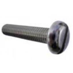 M2 x 4 Pan Head Slotted Machine Screw, stainless steel A2 (304), Din 85