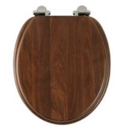 Roper Rhodes Traditional Solid Wood Soft Close Toilet Seat Walnut