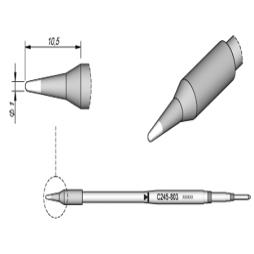 JBC Long Life tips for T245A handpieces