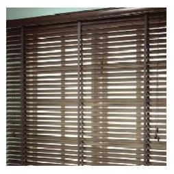 Wood Slat Venetian Blind (35mm) With Decorative Tapes