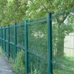 AXIS Welded Mesh Fence Panel Systems - AXIS C Green