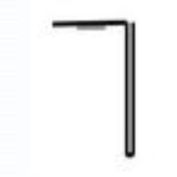 Style 2a  L shaped with tape