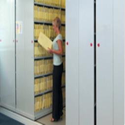 Mobile Document Shelving BioCote Protected