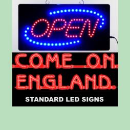 Illuminated and Flashing LED Advertising Signs