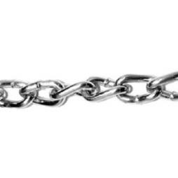 Zinc Plated Twisted Link Chain