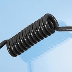 Spiral cables for dynamic automation systems