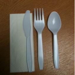 Cutlery Meal Kit (Fork,Knife,T-spoon,Napkin)