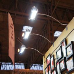 NEW 22WATT LED SOLIGEN FLOOD LIGHT - FIXING HUB - NEW Soligen LED Exhibition Display Flood Light Complete with fixing hub