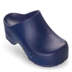 Schurr Chiro Clog - one piece construction, washable at 90?C - BLUE