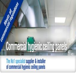 Proclad Hygienic PVC ceiling panels