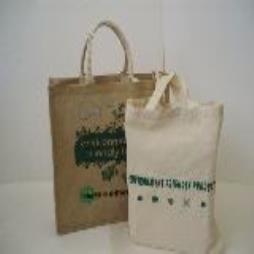 Cotton Carrier Bags with short handles 400 x 400 mm