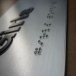 BRAILLE SIGNS