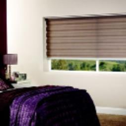 Horizontal Striped Fabric Blinds 