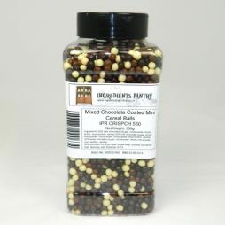 L 550g Mixed Chocolate Coated mini cereal balls (Dark/Milk/White)