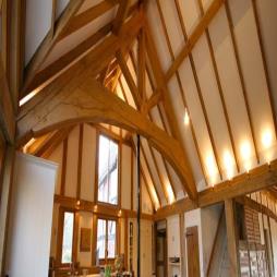 Oak Roof and Trusses