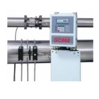 DigitalFlow GC868 Panametrics Clamp-On Gas Ultrasonic Flowmeter