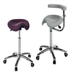 Medi Saddle Stool with arm/ torso support