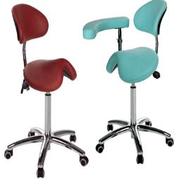 Tilt Saddle Chair with arm/ torso support & back rest