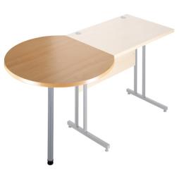 Desk End Radial Conference Table