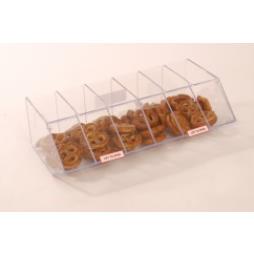 6 Section Pick & Mix Dispenser For Unwrapped Products