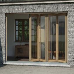 Timber Bi Folding Doors