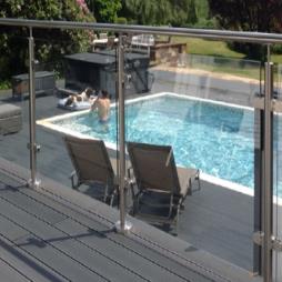 Glass Panel and Tube Balustrade System