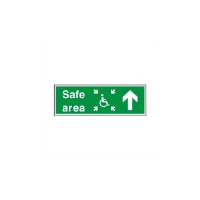 Safe Area - Refuge - Up Arrow - Health and Safety Sign (FER.08)