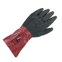 Ansell Alphatec Nitrile Coated Gauntlet Red / Black