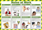 NOISE AT WORK HEALTH AND SAFETY POSTER