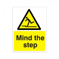 Mind The Step - Health and Safety Sign (WAG.10)