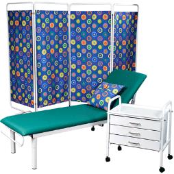 Low level childrens room equipment set