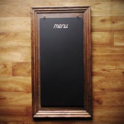 RUSTIC MENU CHALKBOARD