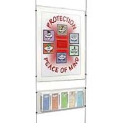 Suspended Leaflet Dispensers and Poster Holders 