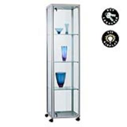 Free Standing Tower Showcases With Optional Cupboard  