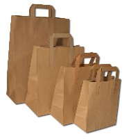 Kraft paper takeaway bags