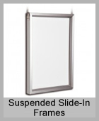 Suspended Slide-in Frames