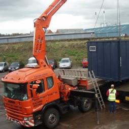 Flat Bed Lorries With Lifting Arms - South West England