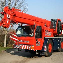Large Scale Commercial Crane Lifting Devon