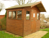 Apex Chalet Shed - 8 x 6