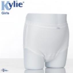 Kylie Girls Washable Brief White