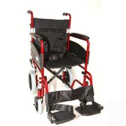 Folding Aluminium Transit Wheelchair