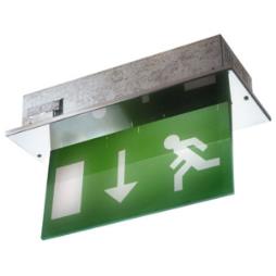 Flush Exit – 8W T5 Recessed Luminaires/Exit Signs
